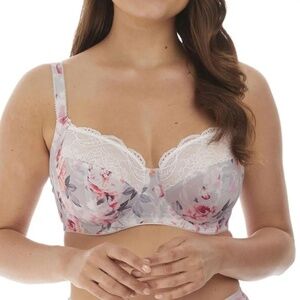 FANTASIE Gray floral bra with lace